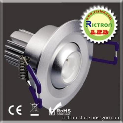 Aluminum LED Downlight 1x1W / 1x3W